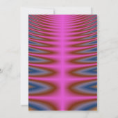 Roze Tie Dye Verjaardagsfeestje Kaart (Achterkant)