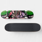 Roze tiffany-stroom persoonlijk skateboard (Horizontaal)