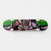Roze tiffany-stroom persoonlijk skateboard (Horizontaal)