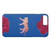 Roze tijger Case-Mate iPhone case (Achterkant (Horizontaal))