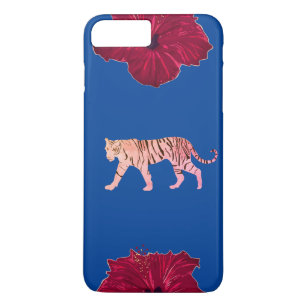 Roze tijger 	iPhone 8/7 plus hoesje