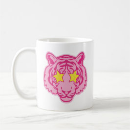 Roze tijger koffiemok