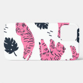 Roze tijger ligt in verschillende posities. Tropis Case-Mate iPhone Case (Achterkant (horizontaal))