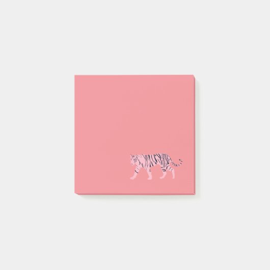 Roze tijger post-it® notes (Voorkant)