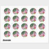 Roze tijger Sticker (Vel)