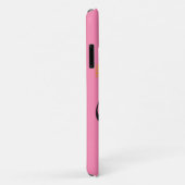 Roze tijger symbool Modern Chinoiserie Case-Mate iPhone Case (Achterkant/rechts)