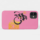 Roze tijger symbool Modern Chinoiserie Case-Mate iPhone Case (Achterkant (horizontaal))