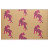 Roze tijger, wilde kat stof (Yard (91,4 cm))