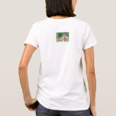 Roze tijgerdames overhemd t-shirt (Achterkant)