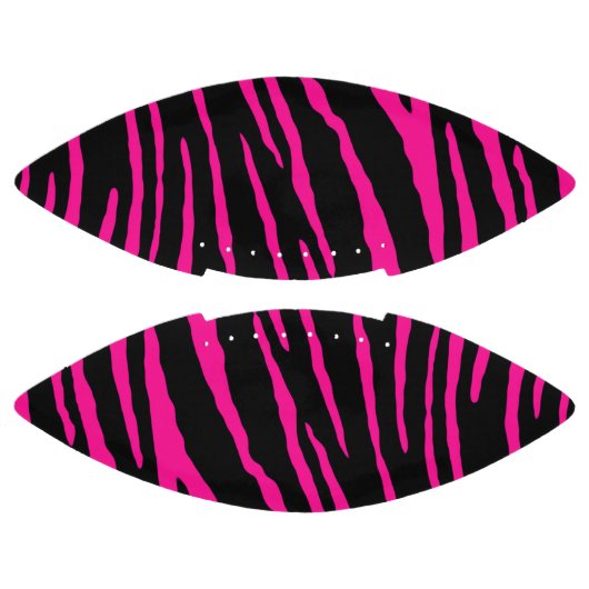 Roze tijgerstrepen american football (Panelen)