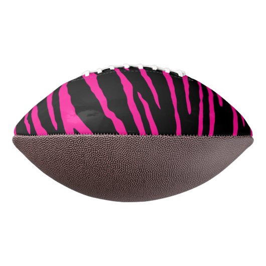 Roze tijgerstrepen american football (Gedraaid 90)