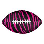 Roze tijgerstrepen american football (Voorkant)