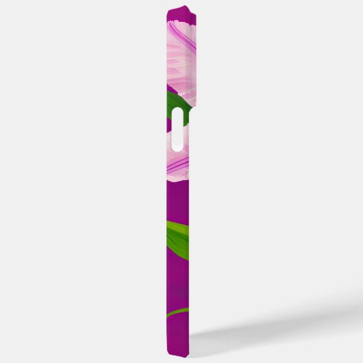 -roze tijllielenschildermonogrammen Case-Mate iPhone case (Achterkant / Rechts)