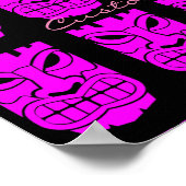 Roze Tiki Beeld Thunder_Cove Poster (Hoek)