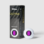 Roze tiki sculptuur Thunder_Cove Golfballen (Verpakking)