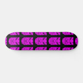 Roze tiki sculptuur Thunder_Cove Persoonlijk Skateboard (Horizontaal)