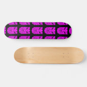 Roze tiki sculptuur Thunder_Cove Persoonlijk Skateboard (Horizontaal)