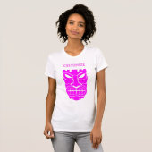 Roze tiki sculptuur Thunder_Cove T-shirt (Voorkant volledig)