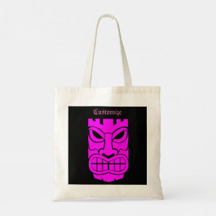 Roze tiki sculptuur Thunder_Cove Tote Bag
