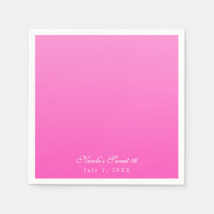 Roze tint Eenvoudig Minimalisme Modern Feest Servet