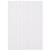 Roze Tint Kerstmis sneeuwvlok tafelkleed (Voorkant)