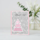 Roze tint, Yule Kaarten (Staand voorkant)