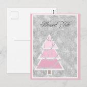 Roze tint, Yule Kaarten (Voorkant / Achterkant)