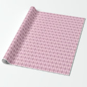 Roze Tinten Argyle Inpakpapier (Uitgerold)