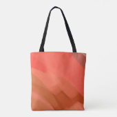 Roze tinten blozen tote bag (Achterkant)