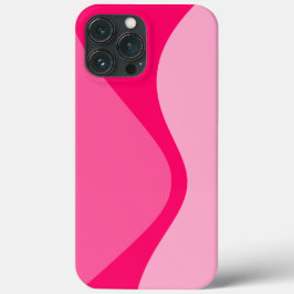 Roze tinten gebogen geometrische vormen Case-Mate iPhone case