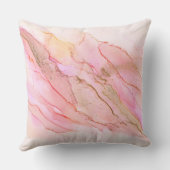 Roze tinten in de kleuren van de inkt met goud kussen (Achterkant)