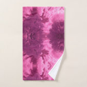 Roze Tinten Infrarood Wolk Bad Handdoek (Handdoek)