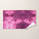 Roze Tinten Infrarood Wolk Bad Handdoek (Handdoek)