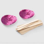 Roze Tinten Infrarood Wolk Handwaaier (Niet-gemonteerd)