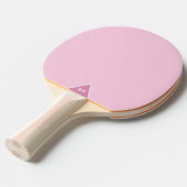 Roze tinten tafeltennisbatje (Voorkant Gekanteld)