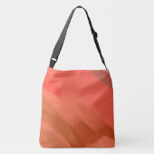 Roze tinten van blos crossbody tas (Achterkant)