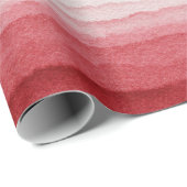 Roze tinten waterverf verloop strepen cadeaupapier (Rol Hoek)