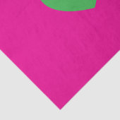 Roze tissuepapier met harten (Detail)