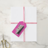 roze Titanic Ship kerstcadeautags Cadeaulabel (Met Touw)