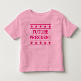 Roze toekomstig President Kinder Shirts