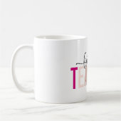 Roze Toekomstige schoolcadeau Koffiemok (Links)