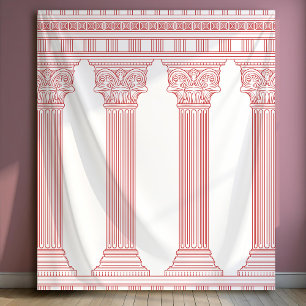 Roze toga-feest fotobehang wandkleed