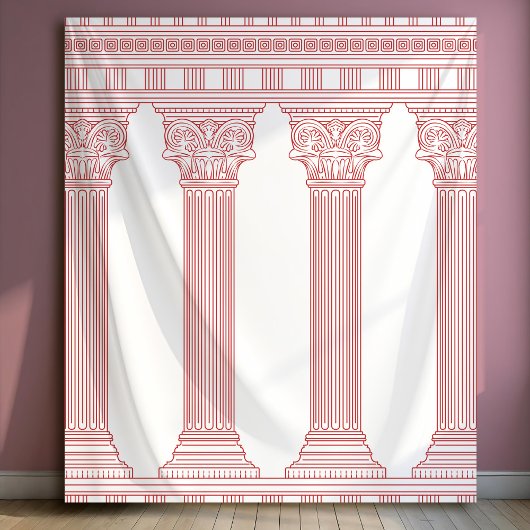 Roze toga-feest fotobehang wandkleed