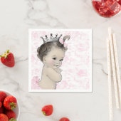 Roze Toile Baby shower Servetten (Insitu)