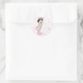  Roze Toile Baby shower Stickers (Tas)
