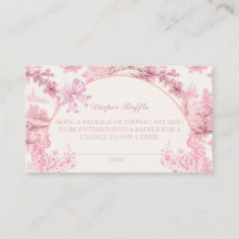 Roze Toile Bloemen Bow Boek voor Baby Meisje Douch