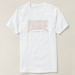 Roze Toile BRUID Verlovingsfeest Bachelorette Fees T-shirt