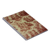 Roze toile notitieboek (Rechterzijde)