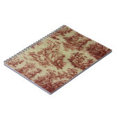 Roze toile notitieboek (Linkerzijde)