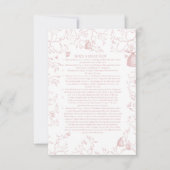 roze toile rosh Hashanah 2023 Kaart (Voorkant)